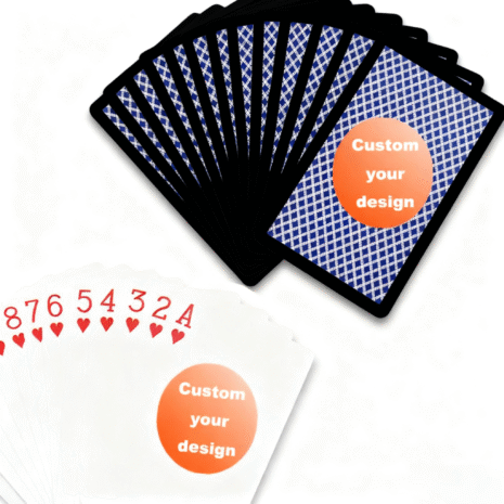 Playing card_custom frot & back_black border of back