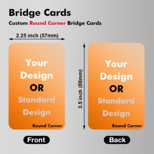 Bridge Size Playing Cards(Round Corner)