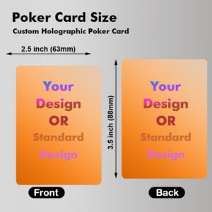 Poker Size Playing Cards(Holographic)