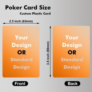 Poker Size Playing Cards(Plastic)