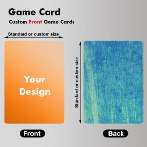 Front Game Playing Cards
