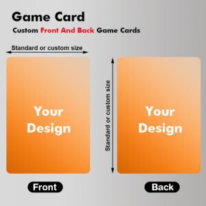 Game Playing Cards (Double Side)