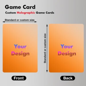 Holographic Game Playing Cards