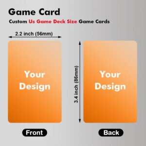 US Deck Size Game Playing Cards