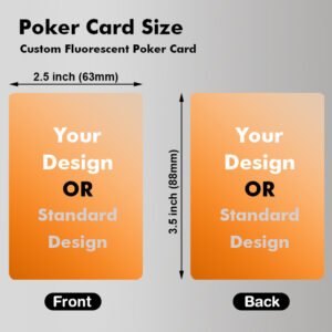 Poker Size Playing Cards(Fluorescent)
