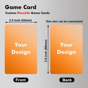 Pinochle Game Playing Cards