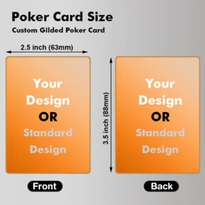 Poker Size Playing Cards(Gilded Edge)