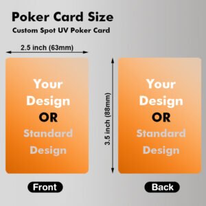 Poker Size Playing Cards(Spot UV)
