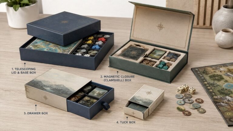 Board Game Box Types: How to Choose the Right Box Structure for Your Game